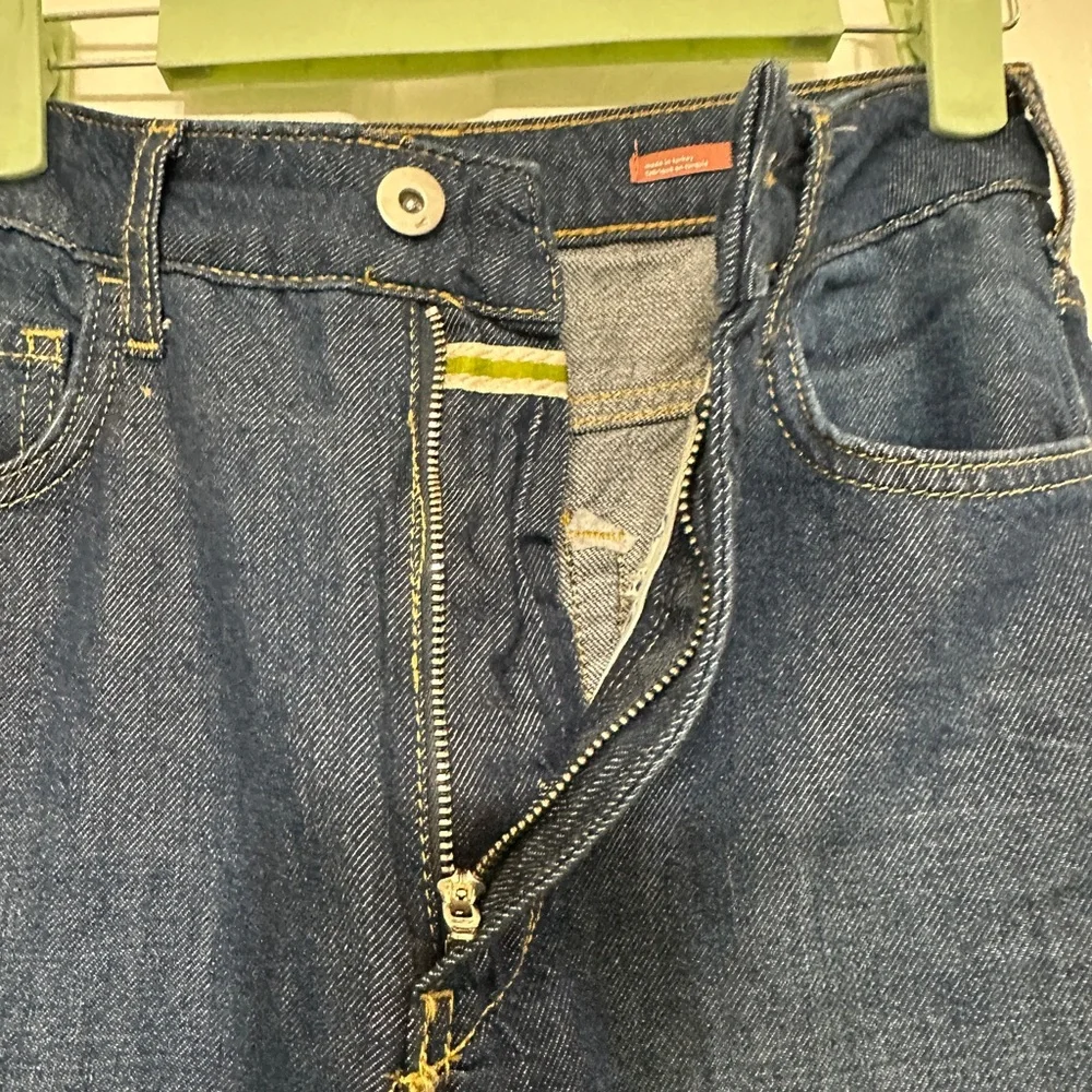 Anthropologie Pilcro The Annie Dark Blue Wide Leg Jeans - Size 25 - Picture 8 of 15